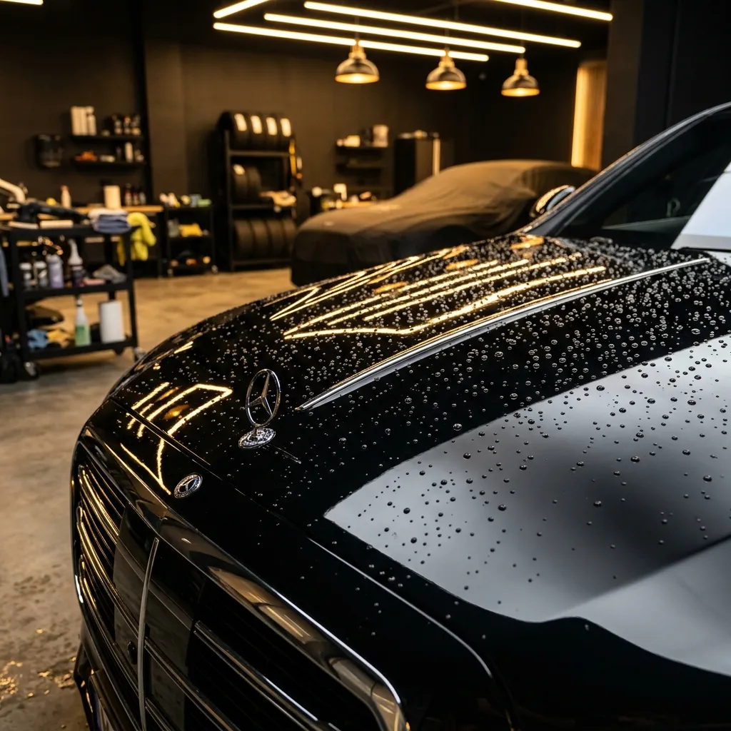 Estética automotiva completa — Polimento e proteção cerâmica